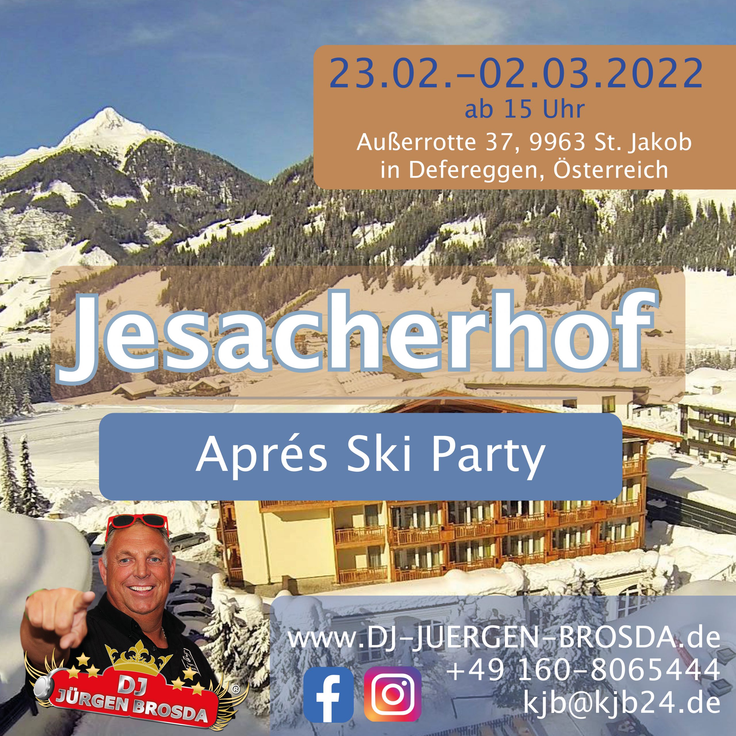 Apres Ski im Jesacher Hof mit DJ Jürgen Brosda